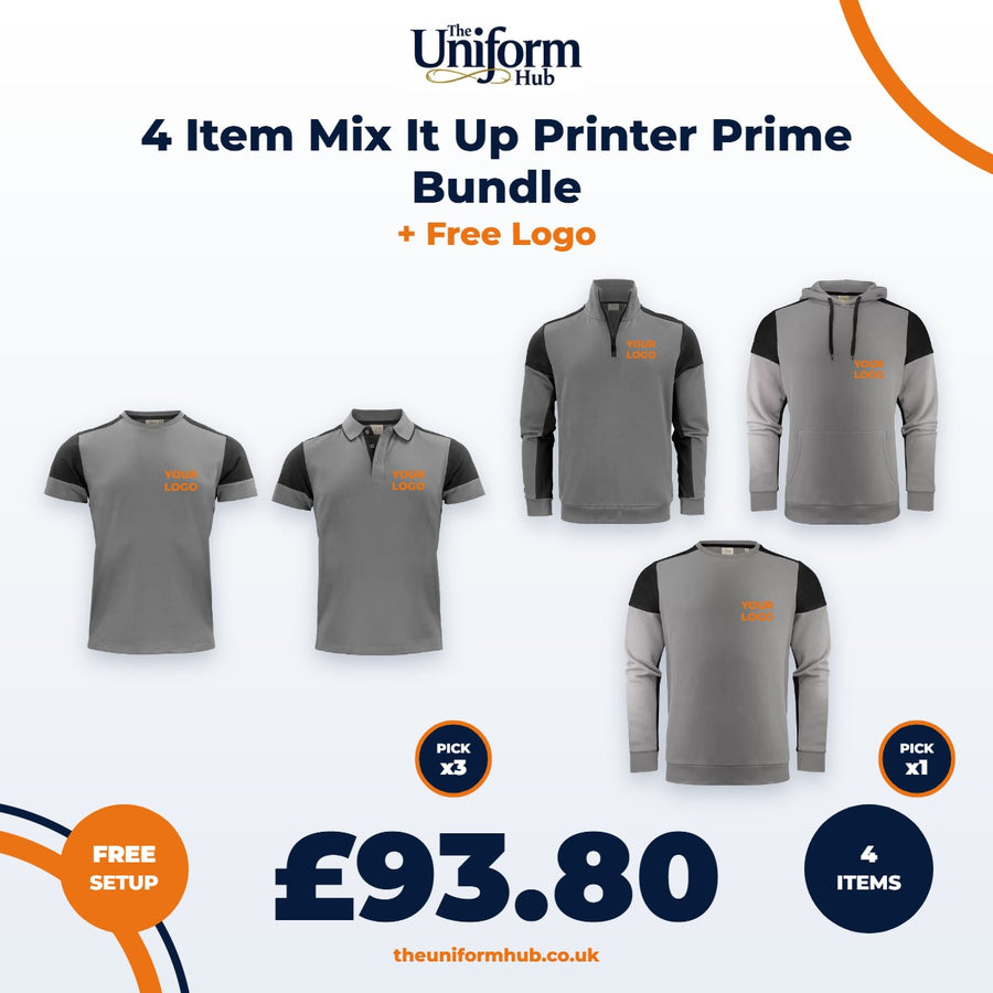 4 Item Mix It Up Printer Prime Bundle + Free Logo