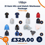 21 Item Mix and Match Workwear Package + Free Logo thumbnail 1