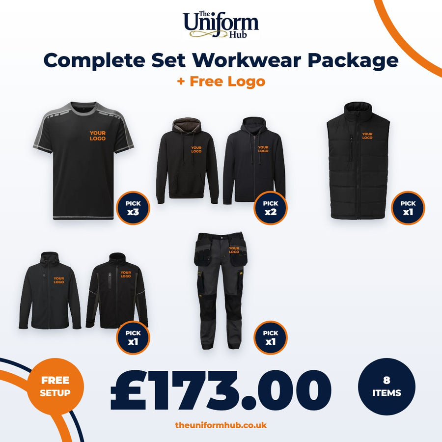 Complete Set Workwear Package + Free Logo