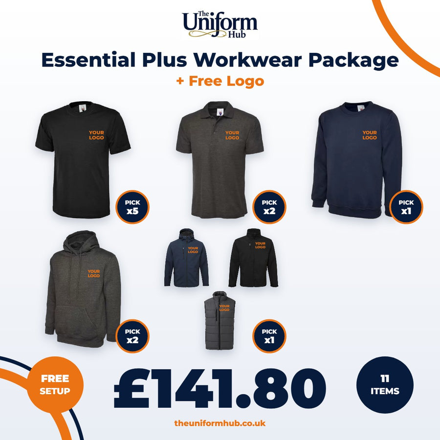 Essential Plus Workwear Package + Free Logo