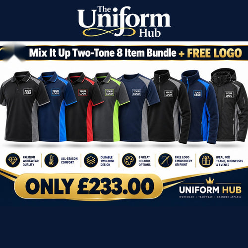 Mix It Up Two-Tone 8 Item Bundle + Free Logo