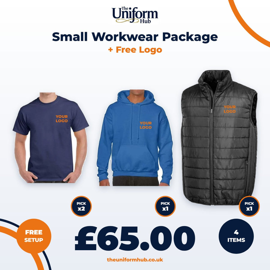 Small Workwear Package + Free Logo