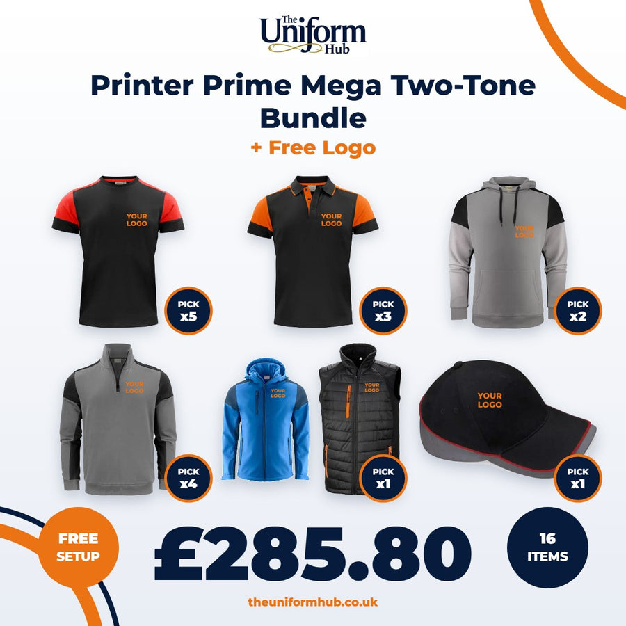 Printer Prime Mega Two-Tone Bundle + Free Logo