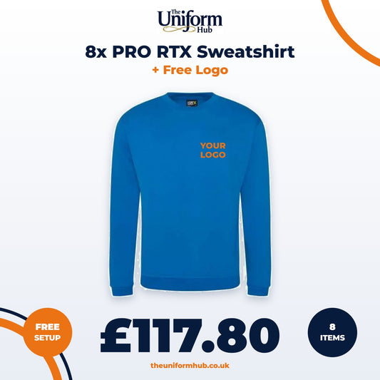 8x PRO RTX Sweatshirt + Free Logo
