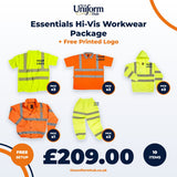 Essentials Hi-Vis Workwear Package + Free Printed Logo thumbnail 1