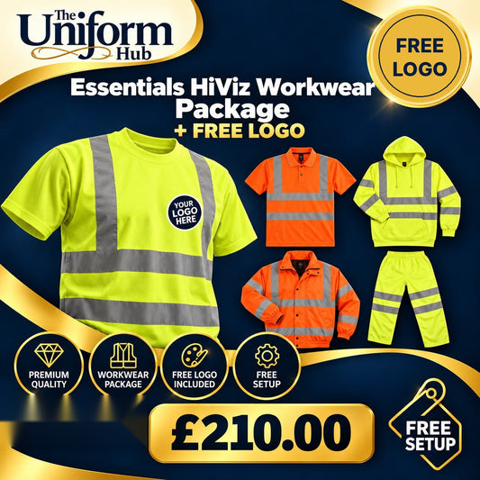 Essentials Hi-Vis Workwear Package + Free Printed Logo