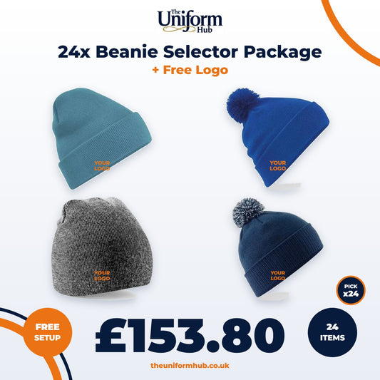 24x Beanie Selector Package + Free Logo