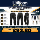 4x ORN Hawk EarthPro Trouser + Free Logo