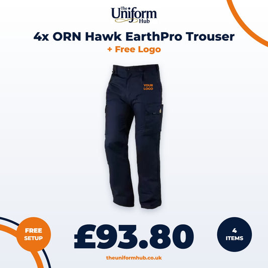 4x ORN Hawk EarthPro Trouser + Free Logo