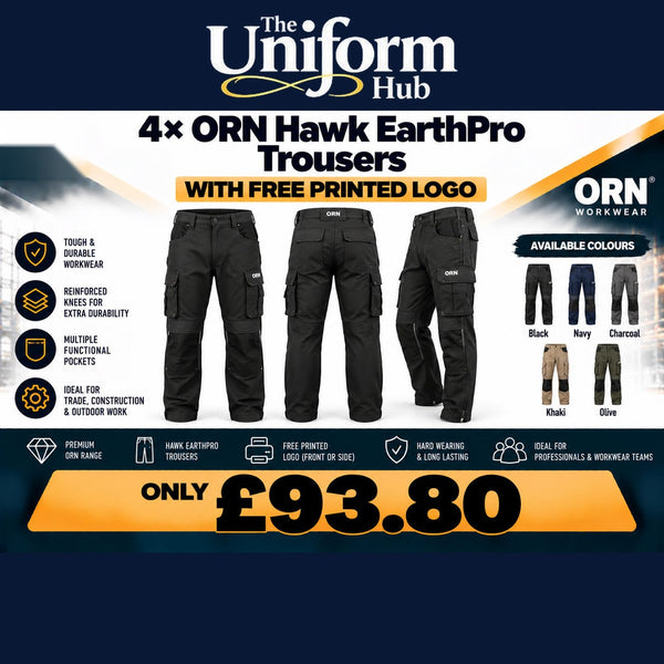 4x ORN Hawk EarthPro Trouser + Free Logo