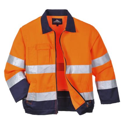 Portwest Madrid Hi-Vis Contrast Bomber Jacket
