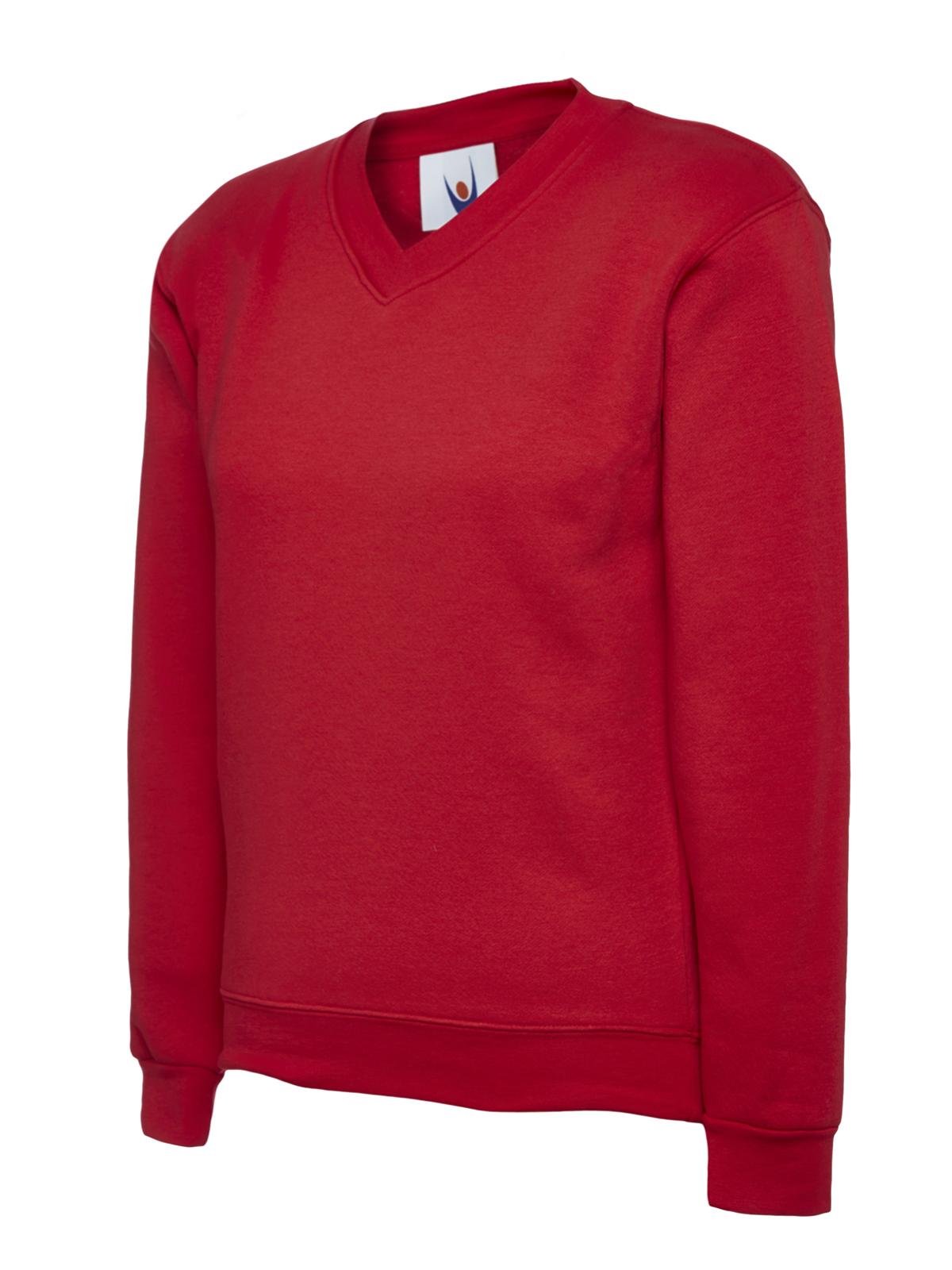 Uneek Childrens Classic V-Neck Sweatshirt