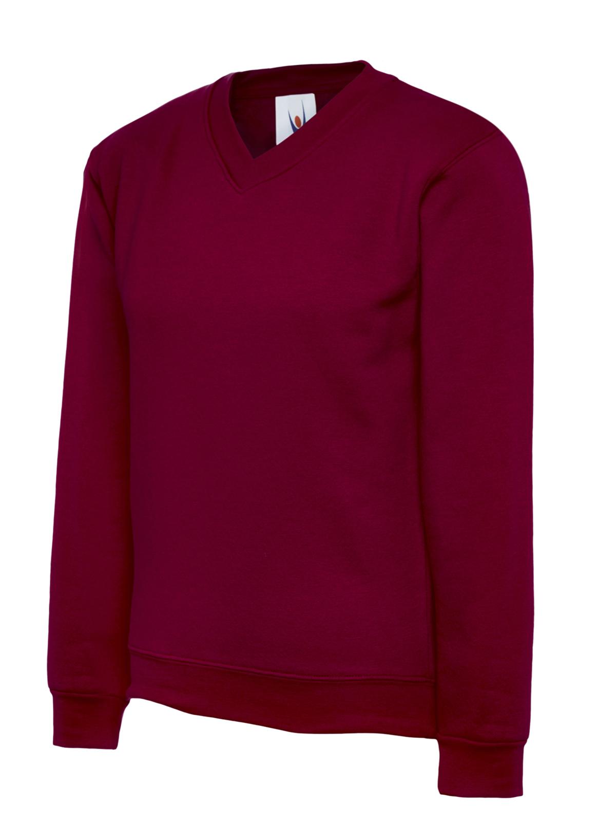 Uneek Childrens Classic V-Neck Sweatshirt