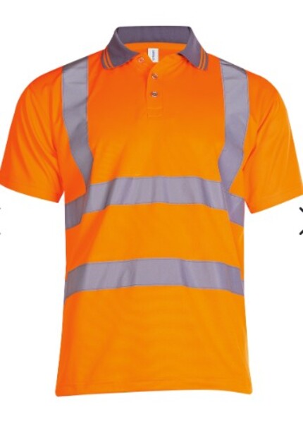 Uneek Hi Vis Short Sleeve Polo Shirt