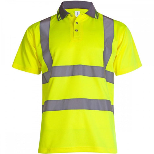 Uneek Hi Vis Short Sleeve Polo Shirt