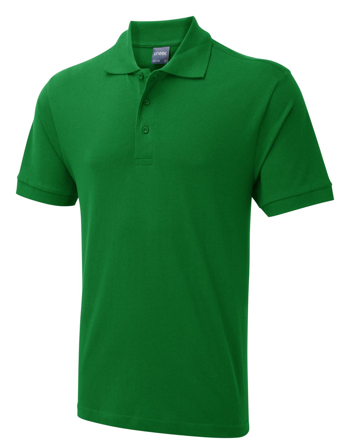 Uneek Mens Active Cotton Polo Shirt