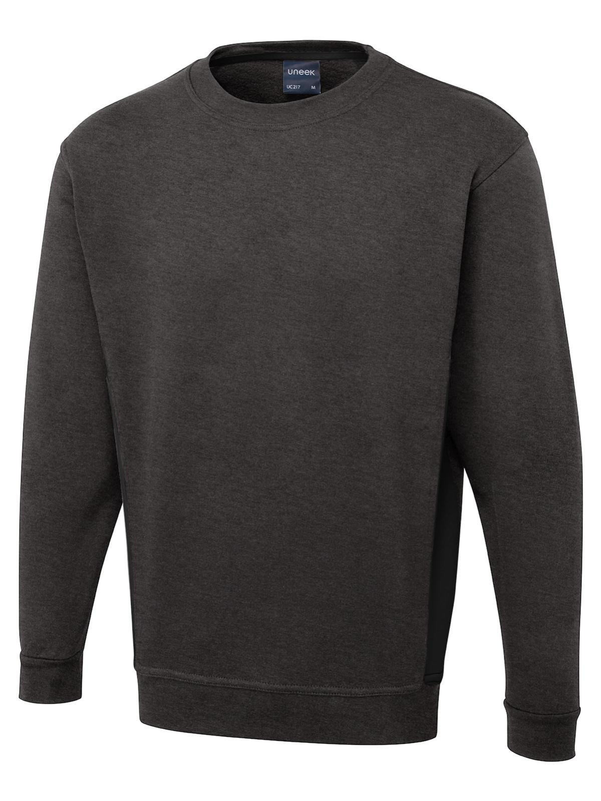 Uneek Uneek Two Tone Sweatshirt