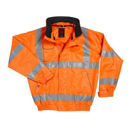 Warrior Hi Vis Breathable Bomber Jacket