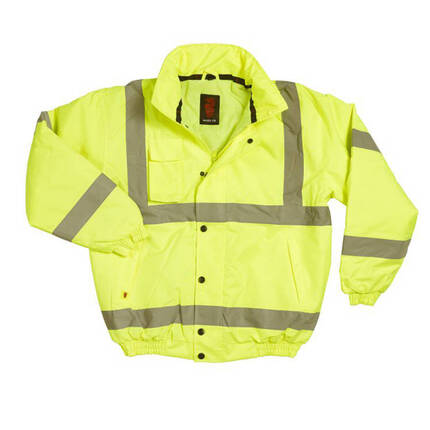 Warrior Hi-Vis Bomber Jacket